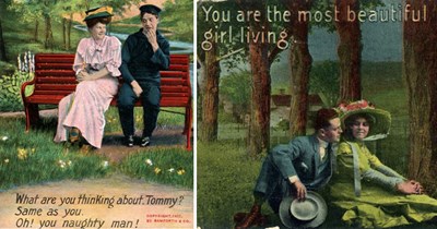 33 Romantic Postcards From the Early 1900s That Prove Love Has Always Been Soft and Silly