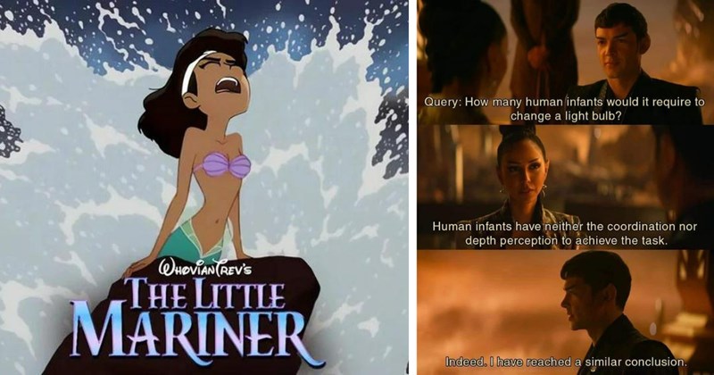 30 memes about star trek | thumbnail includes two pictures of star trek memes