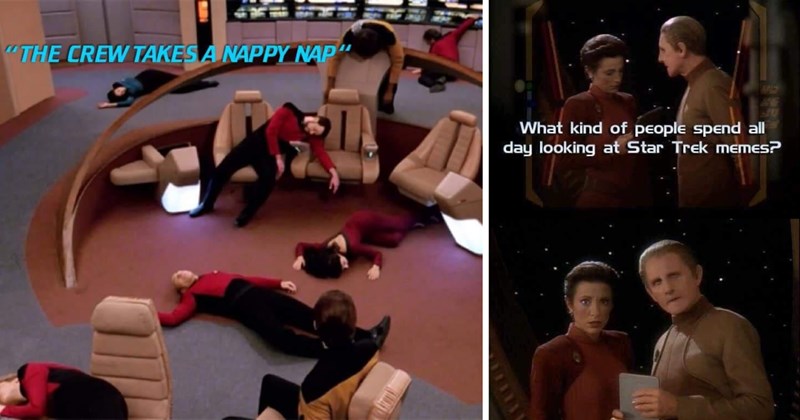 31 memes about star trek | thumbnail includes two pictures of star trek memes