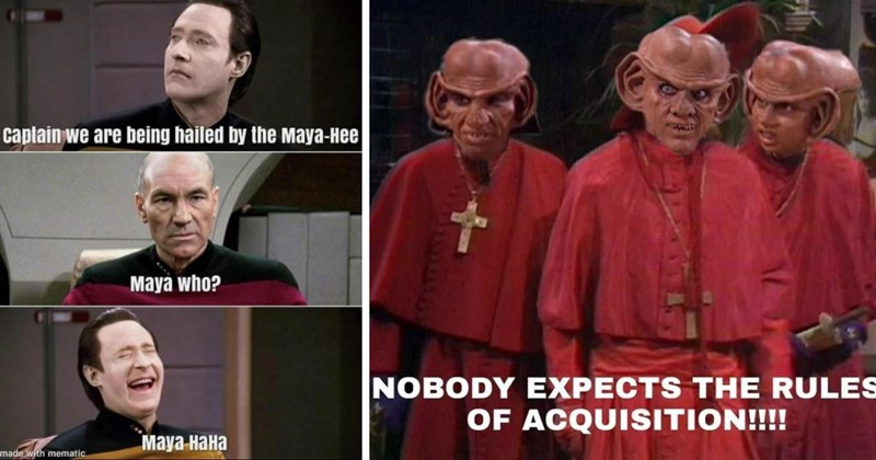 31 memes about star trek | thumbnail includes two pictures of star trek memes