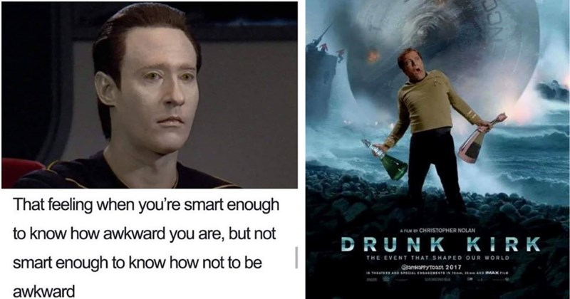 32 memes about star trek | thumbnail includes two pictures of star trek memes