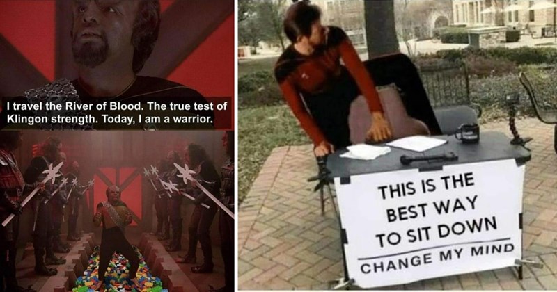 34 memes about star trek | thumbnail includes two pictures of star trek memes