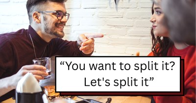 Man orders $18 drinks all night after a friend insists on splitting the bill evenly, makes her backtrack: 'My drinks alone were 1/3 of the entire bill'