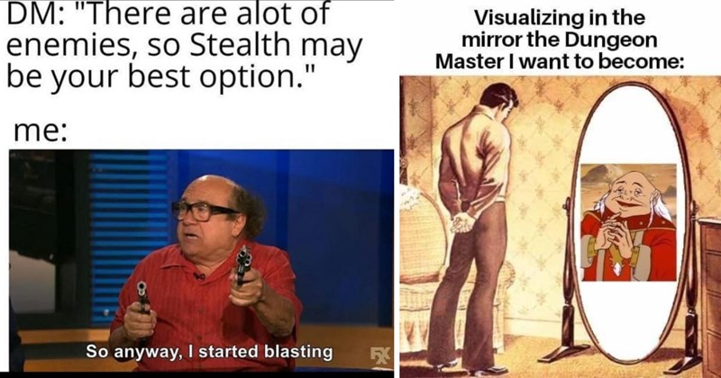 Dungeons & Dragons Memes, D&D Humor, Role-Playing Game Memes, Adventuring Party Memes, Funny D&D Content, Wizard Memes, Dice Rolling Jokes, RPG Memes, Tabletop Gaming