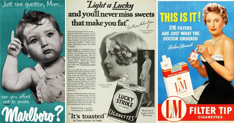 vintage cigarette ads retro smoking advertisements old tobacco marketing 1950s 1960s banned ads classic print ads smoking history