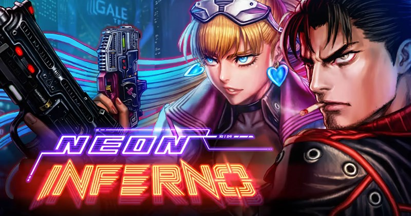 Neon Inferno review retro cyberpunk shooter arcade style run and gun indie game review pixel art action game cyberpunk gaming retro aesthetic