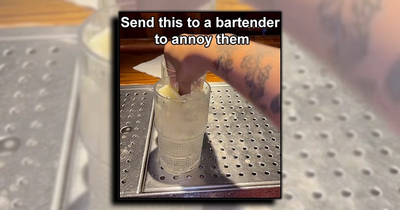 Cocktail Bar Post a Video That Has Every Bartender Getting in a Tizzy, Sparks Hilarious Comment Section 