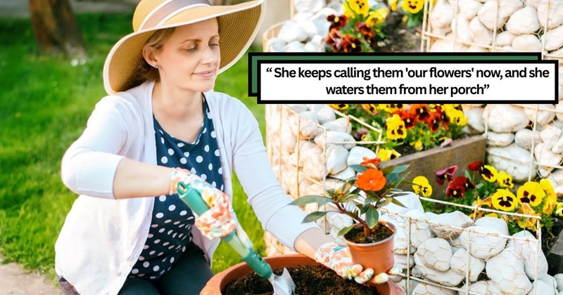 27-year-old woman surprises elderly neighbor by replanting flowers in her neglected garden, after discovering she is unable to garden because of her old age, neighbor bursts out into happy tears when seeing it: 'It looks alive again'