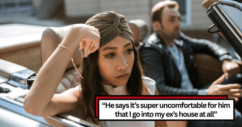 Woman is accused of disrespecting boyfriend after he demands she no longer have long chats with her ex-husband inside his house