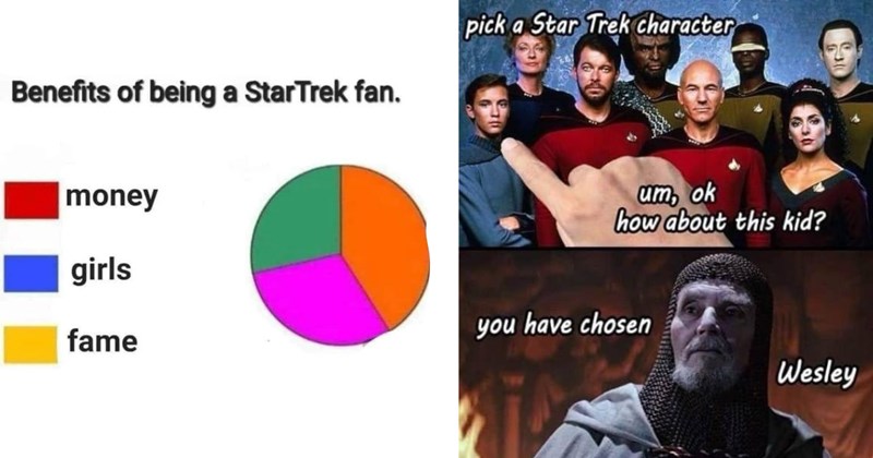 Star trek Star trek the next generation star-trek-tv-show star trek memes funny memes relatable Captain Picard klingon starship-enterprise Spock star trek fan humor memes best of the week
