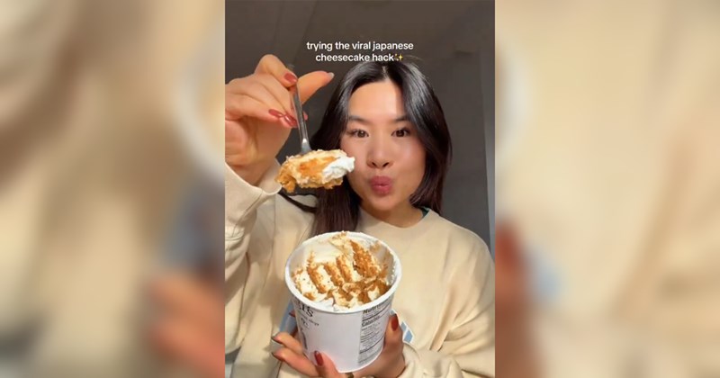 cheesecake recipe trending trends food quick flip tiktok Chronically Online - 37434375