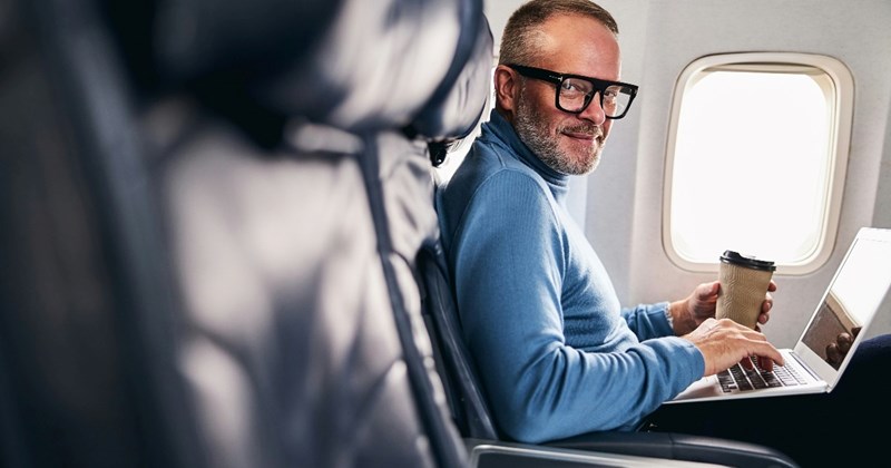 first class seatmate upgrade flight attendant flight airplane entitled people Entitled People - 44104965