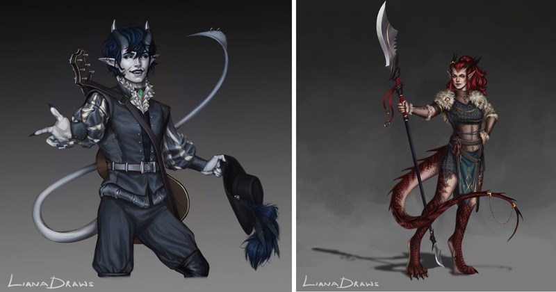 D&D character commissions, Liana Draws artist, custom fantasy portraits, Dungeons & Dragons art, bring your RPG character to life, tabletop RPG illustrations, custom D&D drawings, fantasy character art, roleplaying game artwork, D&D party illustrations