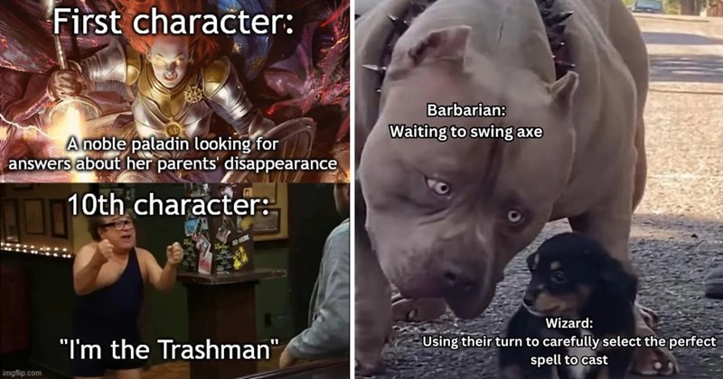 Dungeons & Dragons memes, D&D memes, tabletop RPG humor, funny D&D moments, Monstrous Compendium, D&D nostalgia, roleplaying game jokes, critical hit memes, dice rolling humor, geek culture memes