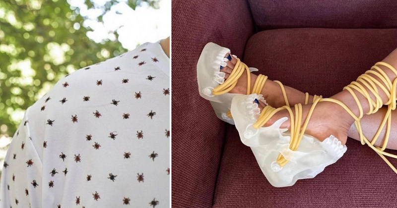 weird design fails, strange fashion choices, bizarre furniture, odd product designs, funny bad design, strange art pieces, design gone wrong, weirdest clothing ever, random design ideas