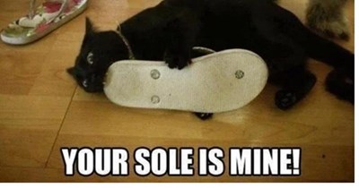Your sole is mine!