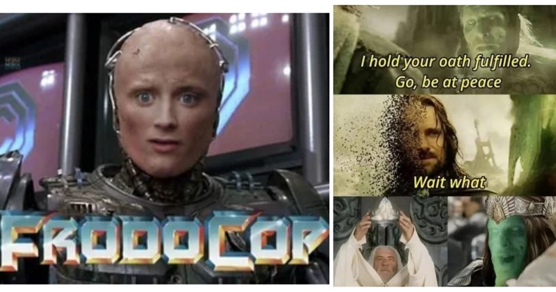 lord of the rings memes, funny lotr memes, gandalf fly you fools meme, aragorn lets gandalf fall, balrog bridge scene meme, fellowship of the ring funny moments, lord of the rings movie memes, aragorn memes, gandalf falling meme, lotr fan theories