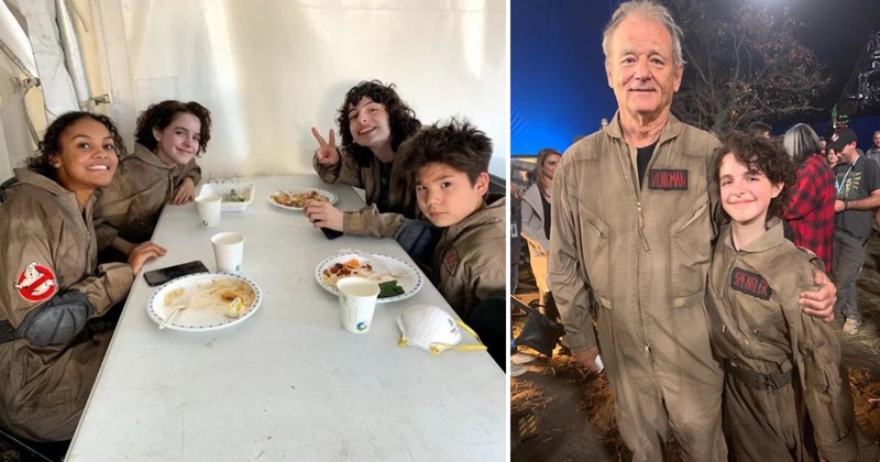 ghostbusters afterlife behind the scenes photos ghostbusters bts ghostbusters movie set images ghostbusters afterlife cast behind the scenes ghostbusters nostalgia film production photos