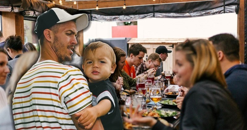 ‘A tiny voice inside me said “not today"…': Non-confrontational dad swells with pride after standing up to a passive aggressive couple at a restaurant in front of his kids