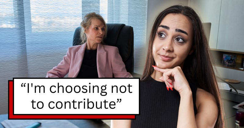 employee boss manager retirement gift linda refuse