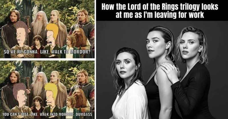 Lord of the Rings memes, LOTR humor, Middle-earth jokes, Tolkien memes, fantasy memes, Gandalf memes, Frodo memes, Gimli and Legolas memes, Samwise Gamgee memes, LOTR fandom humor.