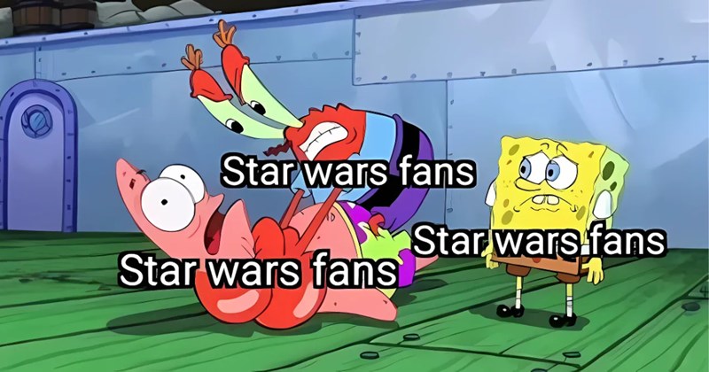 Star Wars memes, funny Star Wars jokes, classic Star Wars humor, Star Wars trilogy memes, Jedi memes, Sith humor, Star Wars fans, The Force memes, Star Wars nostalgia, lightsaber jokes.