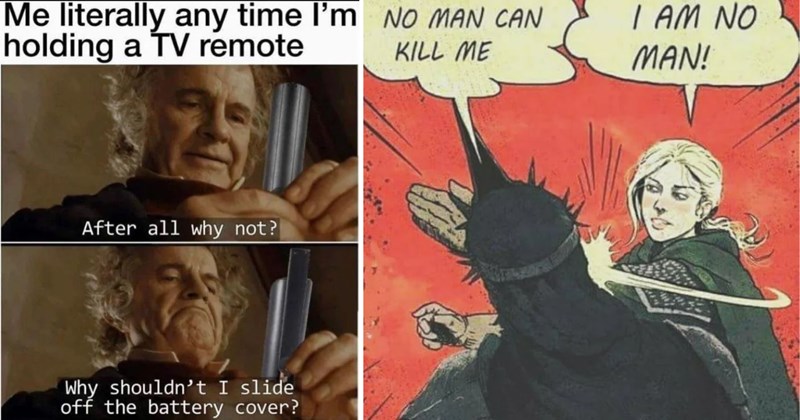 Lord of the Rings memes LOTR memes funny LOTR jokes Tolkien humor Frodo Sam Gandalf Mordor ring memes fantasy memes