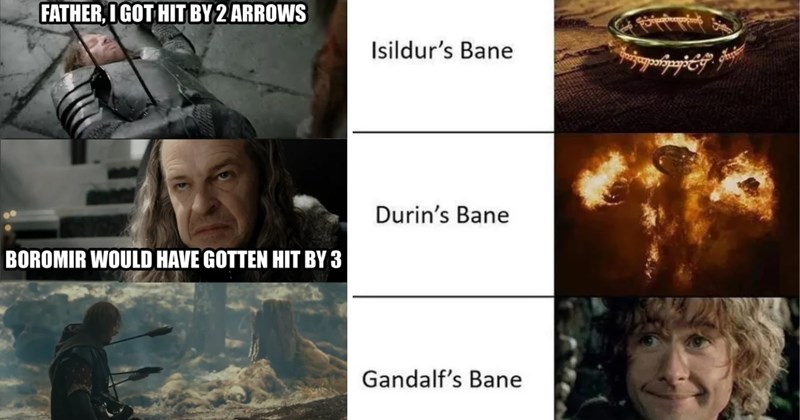 Lord of the Rings memes, funny LOTR memes, Boromir memes, Faramir memes, Denethor tomato meme, Middle-earth humor, Frodo and Sam jokes, Fellowship of the Ring memes, fantasy memes, Tolkien jokes
