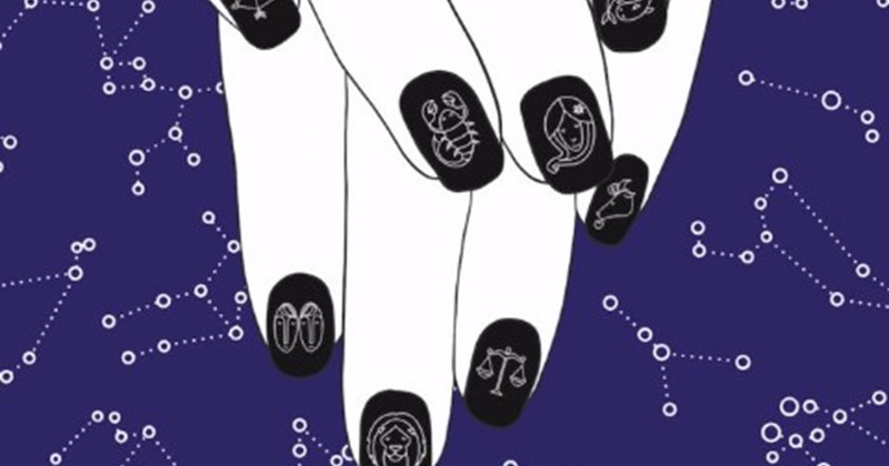 Nail art according to zodiac signs