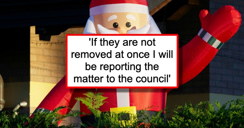 Neighbors christmas neighbors decorations letter santa snowman - 43574277