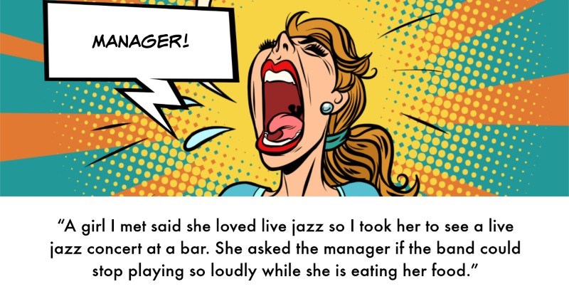 people reveal their worst dates with a 'Karen' | thumbnail text - I want to speak to the manager