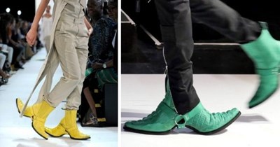 Fashion Fail Of The Week: Double-Faced Cowboy Boots