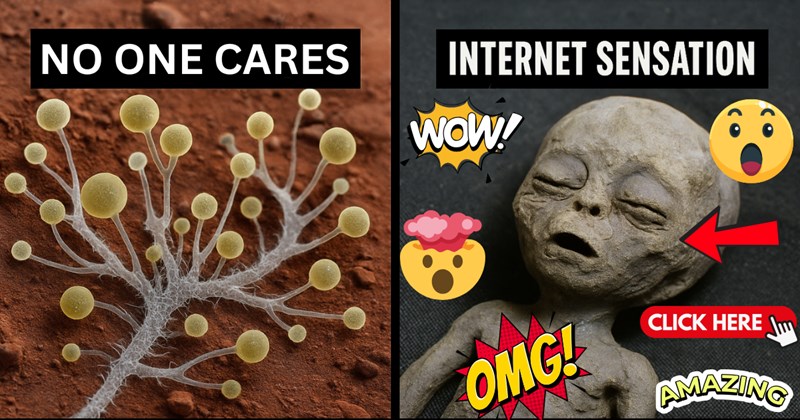 alien life discovered, evidence of life on another planet, fungal network alien planet, real alien discovery ignored, why people ignore real science, alien conspiracy vs real science