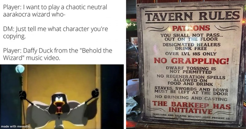 Dungeons and Dragons Memes, Funny D&D Memes, Role-playing Humor, RPG Jokes, Dungeon Master Humor, Tabletop Game Memes, Fantasy Gaming Laughs, D&D Comedy