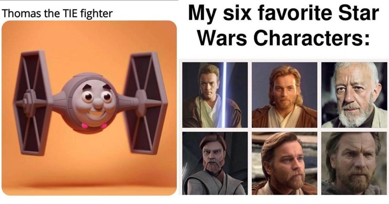 Star Wars memes, new Star Wars trilogy, original trilogy, Revenge of the Sith, The Force Awakens, Star Wars fandom, pop culture memes, geek culture, cinematic disappointment, film franchise memes
