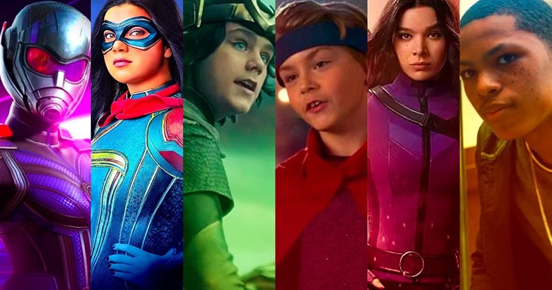 Marvel Young Avengers MCU Young Avengers movie Hailee Steinfeld Kate Bishop Kamala Khan Marvel Phase 4 Phase 5 Marvel legacy characters Marvel delays