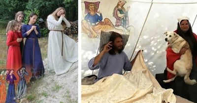 Czech Students Recreate Strange Scenes From Medieval Books