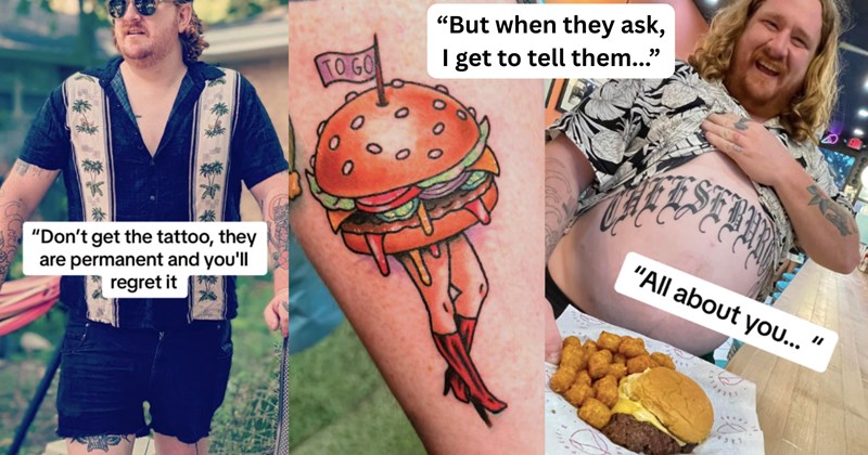 cheeseburger des-moines wholesome tattoo tattoos passion foodie hamburger funny 