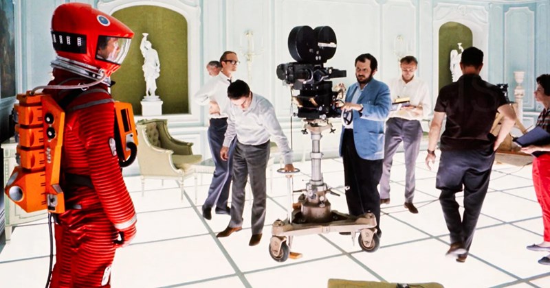 2001 a space odyssey behind the scenes Stanley Kubrick sci-fi filmmaking history vintage film set photos space movie classics