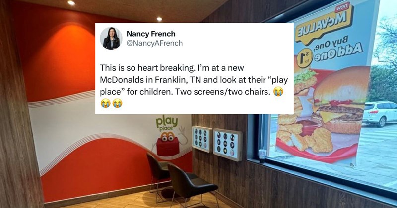twitter, Twitter Thread, nostalgia, McDonald's restaurant, tweets, 90s, restaurants, play, playplace, tweet, ipad kids, fast food, twitter discourse, children, playing