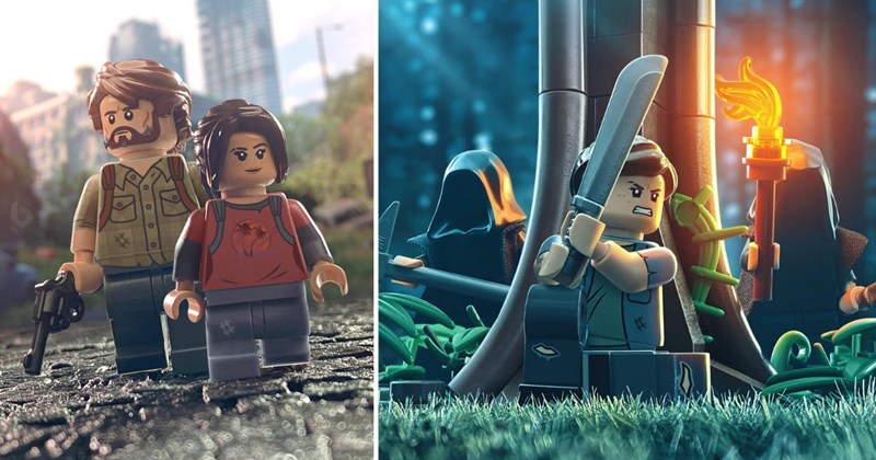 LEGO The Last of Us, BrickPanda LEGO art, Last of Us minifigures, fanmade LEGO scenes, digital LEGO artist, Last of Us Clicker LEGO, LEGO video game fan art, LEGO Joel and Ellie, Last of Us 2 LEGO, geeky LEGO creations