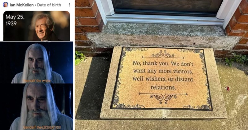 Gandalf birthday memes, Ian McKellen Gandalf tribute, funny Lord of the Rings memes, Gandalf meme collection, best LOTR memes, celebrate Gandalf memes, Gandalf vs Sean Connery, Lord of the Rings fandom humor, Gandalf quotes funny, LOTR birthday celebration post