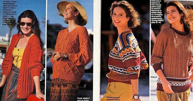 1980s fashion women Russian fashion magazine retro style vintage outfits 80s clothes timeless looks retro chic