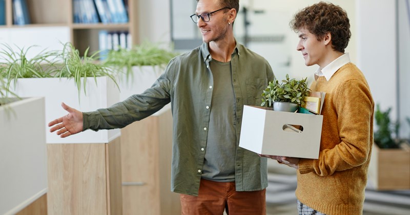 Workplace getting fired leaving employees - 44475909